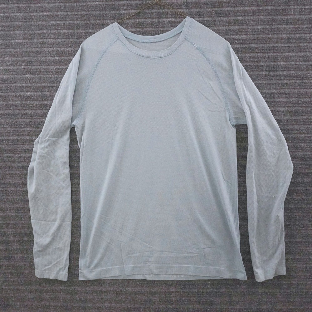Lululemon Metal Vent Tech Long Sleeve Shirt Mens S Blue Athletic Training